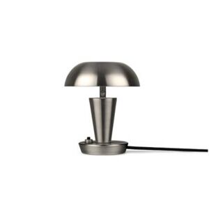 fermLIVING Stolná lampa Tiny, nikel, 14 cm, železo, naklápacia